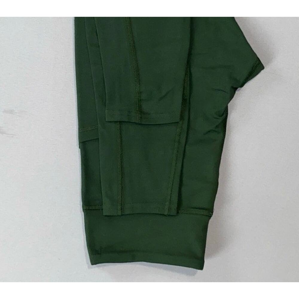 Pact Women's On the Go Pocket Legging Fitted Athletic Pants. Green, XXXL, NEW! - Picture 5 of 8
